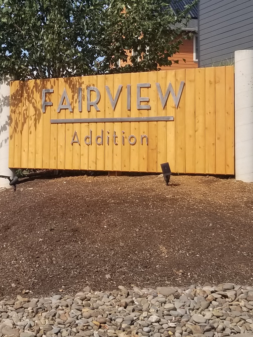 apartment sign